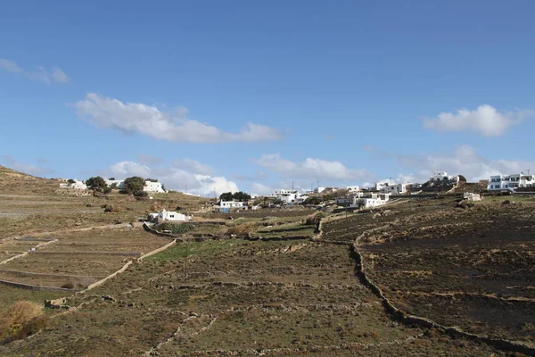 Pohled Ostrově Mykonos — Stock fotografie