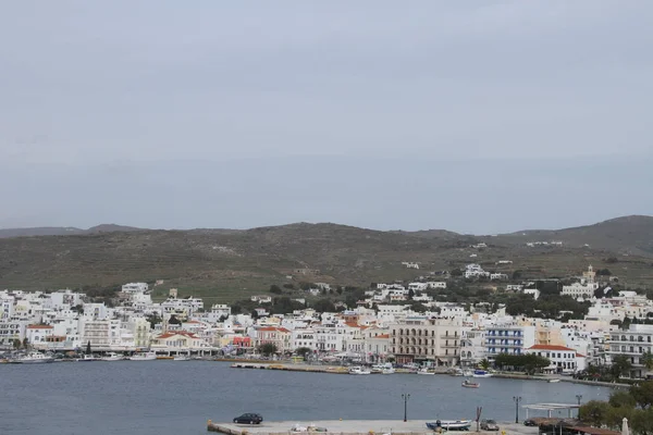 Tinos Grecia 2017 Vista Isla Tinos Grecia —  Fotos de Stock