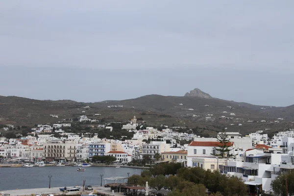 Tinos Grecia 2017 Vista Isla Tinos Grecia — Foto de Stock