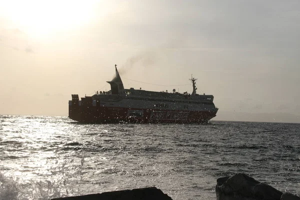 Tinos Grèce 2017 Ferry Île Tinos Grèce — Photo