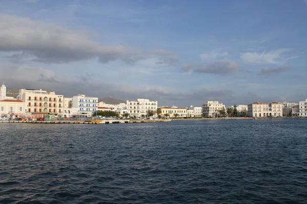 Vista Isla Tinos Grecia — Foto de Stock