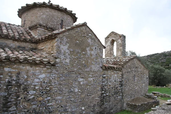 Iglesia Ortodoxa Griega Bizantina Naxos Grecia —  Fotos de Stock