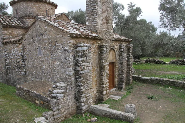 Bizans Yunan Ortodoks Kilisesi Naxos Yunanistan — Stok fotoğraf