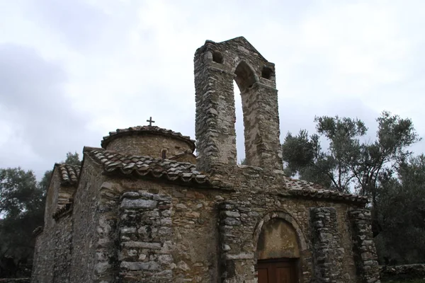 Chiesa Greco Ortodossa Bizantina Naxos Grecia — Foto Stock