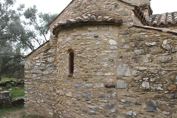 Igreja Ortodoxa Grega Bizantina Naxos Grécia — Fotografia de Stock