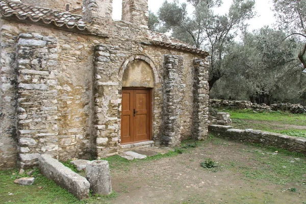Iglesia Ortodoxa Griega Bizantina Naxos Grecia —  Fotos de Stock
