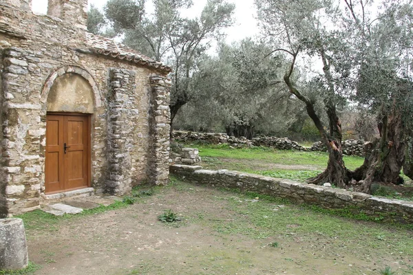 Byzantinische Griechisch Orthodoxe Kirche Naxos Griechenland — Stockfoto