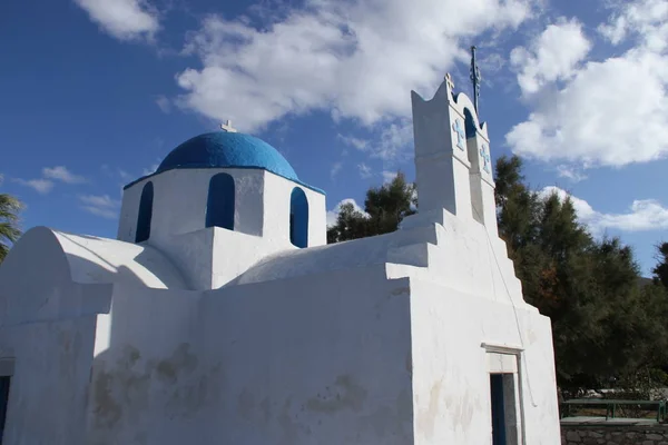 Igreja Ortodoxa Grega Paros Grécia — Fotografia de Stock