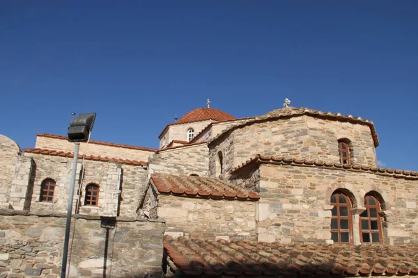 Grieks Orthodoxe Kerk Paros Griekenland — Stockfoto