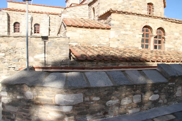 Grieks Orthodoxe Kerk Paros Griekenland — Stockfoto