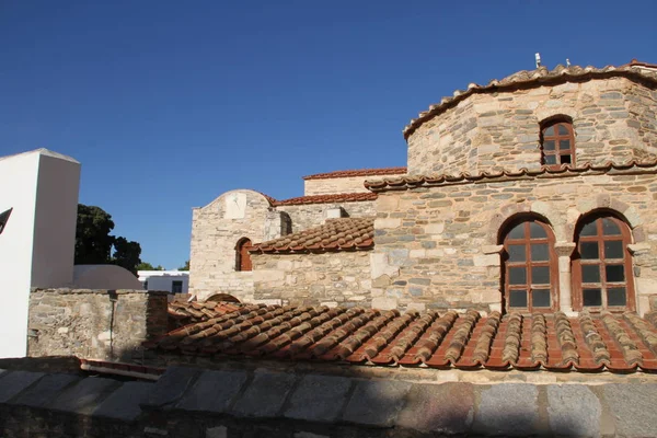 Grieks Orthodoxe Kerk Paros Griekenland — Stockfoto