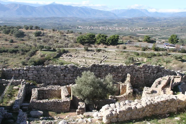 Fotos Sítio Arqueológico Mycenae Grécia — Fotografia de Stock