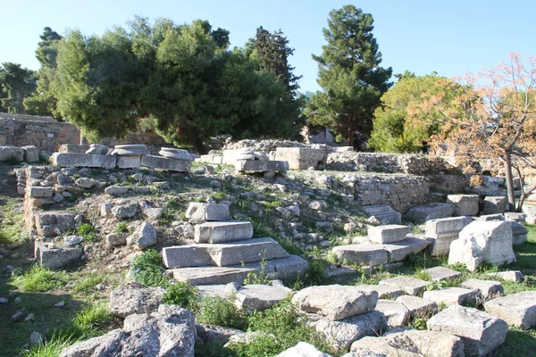 Ruinas Cornithos Peloponesse Grecia — Foto de Stock