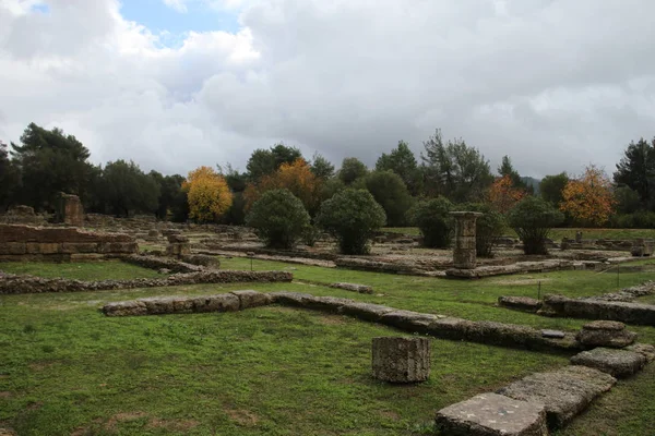 Olimpia Grecia Sitio Juegos Olímpicos Originales — Foto de Stock