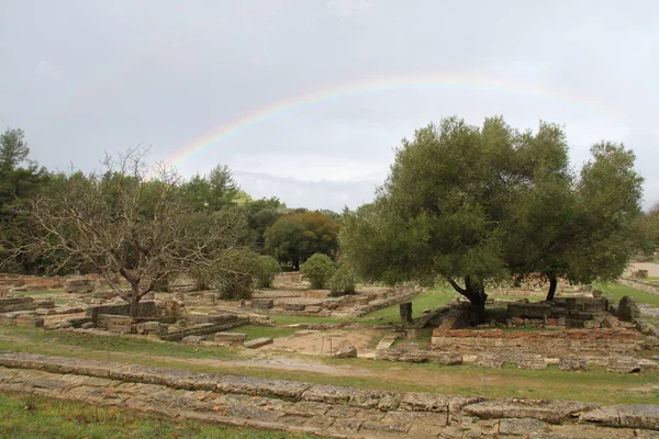 Ολυμπία Ελλάδα Site Του Αρχικού Ολυμπιακών Αγώνων — Φωτογραφία Αρχείου