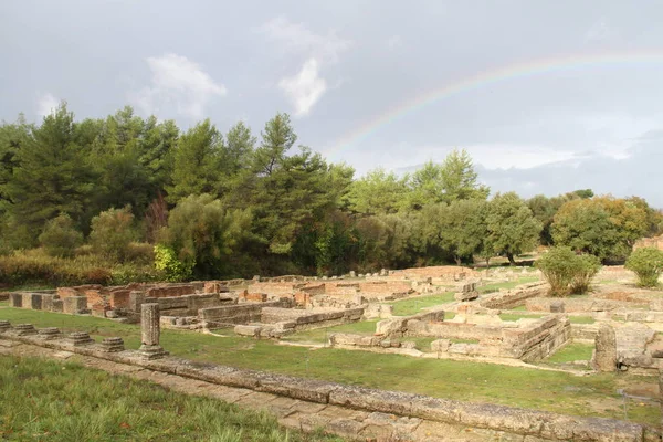 Ολυμπία Ελλάδα Site Του Αρχικού Ολυμπιακών Αγώνων — Φωτογραφία Αρχείου