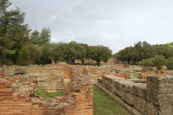 Ολυμπία Ελλάδα Site Του Αρχικού Ολυμπιακών Αγώνων — Φωτογραφία Αρχείου