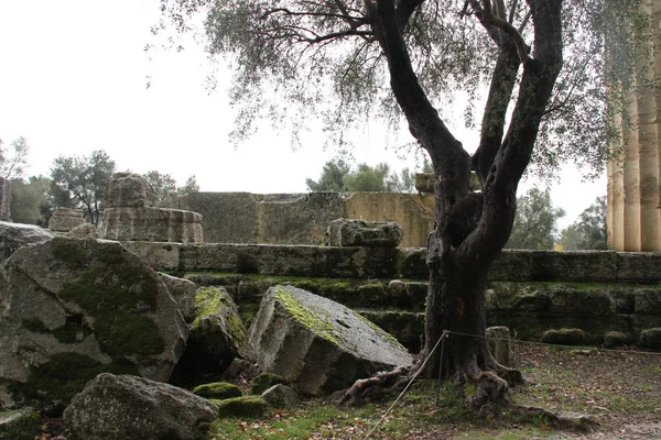 Ολυμπία Ελλάδα Site Του Αρχικού Ολυμπιακών Αγώνων — Φωτογραφία Αρχείου