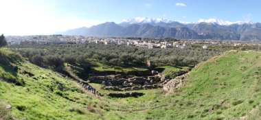Yunanistan antik Sparta'da kalıntıları