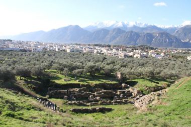 Yunanistan antik Sparta'da kalıntıları