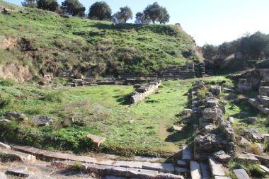 Yunanistan antik Sparta'da kalıntıları