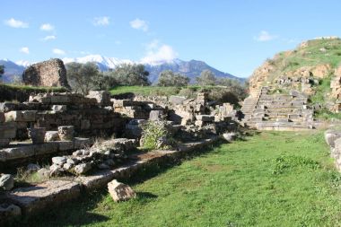 Yunanistan antik Sparta'da kalıntıları