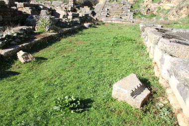 Yunanistan antik Sparta'da kalıntıları