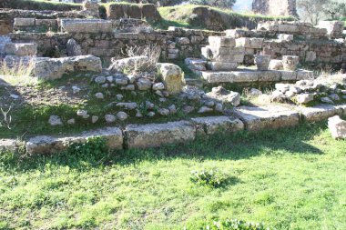 Yunanistan antik Sparta'da kalıntıları