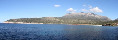 Sparta çevresindeki dağlar, Peloponesse, Yunanistan