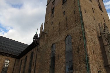 4/4/2017: Oslo, Norveç: Norveç şehir, şehir Katedrali görünümünü