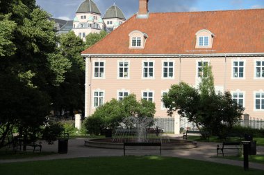 4/4/2017: Oslo, Norveç: Norveç şehir görünümünü