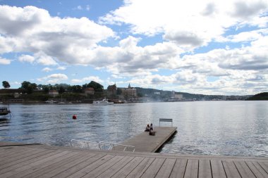 7/5/2017: şehir Oslo, Norveç'in Oslo, Norveç, görünümü