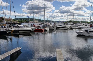 7/5/2017: şehir Oslo, Norveç'in Oslo, Norveç, görünümü