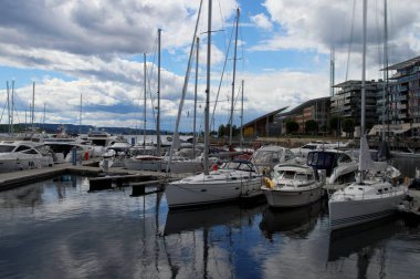 7/5/2017: şehir Oslo, Norveç'in Oslo, Norveç, görünümü