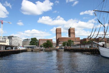 7/5/2017: şehir Oslo, Norveç'in Oslo, Norveç, görünümü