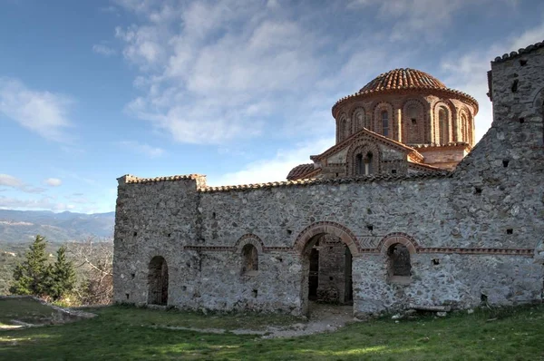 Βυζαντινή πόλη του Μυστρά Ελλάδα — Φωτογραφία Αρχείου