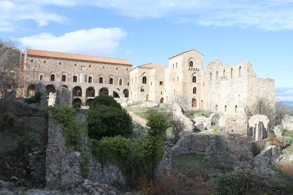 Monumenti Nella Città Mystra — Foto Stock