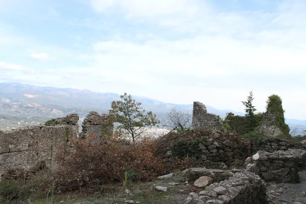 Monumentos Cidade Mystra — Fotografia de Stock