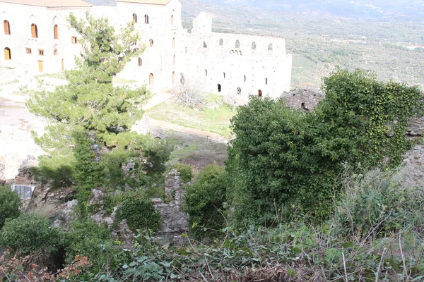 Mystra Şehir Anıtlar — Stok fotoğraf