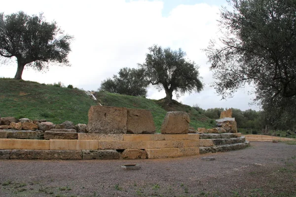 ギリシャの古代スパルタの遺跡 — ストック写真