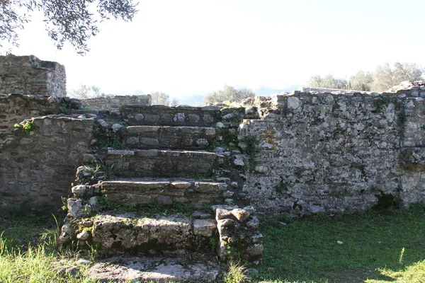 Yunanistan Antik Sparta Kalıntıları — Stok fotoğraf