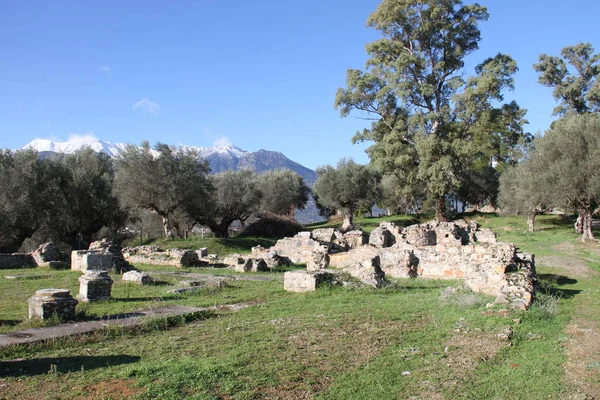 Ruins Ancient Sparta Greece — Stock Photo, Image