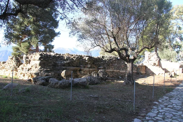 Ruines Sparte Antique Grèce — Photo