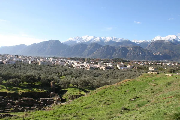 Rovine Dell Antica Sparta Grecia — Foto Stock