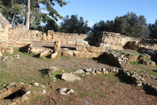 Руїни Стародавньої Спарти Греції — стокове фото