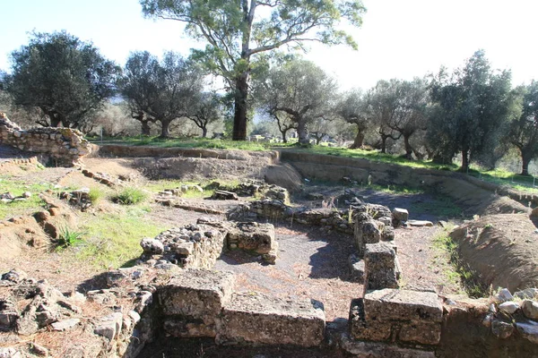 Ruins Ancient Sparta Greece — Stock Photo, Image