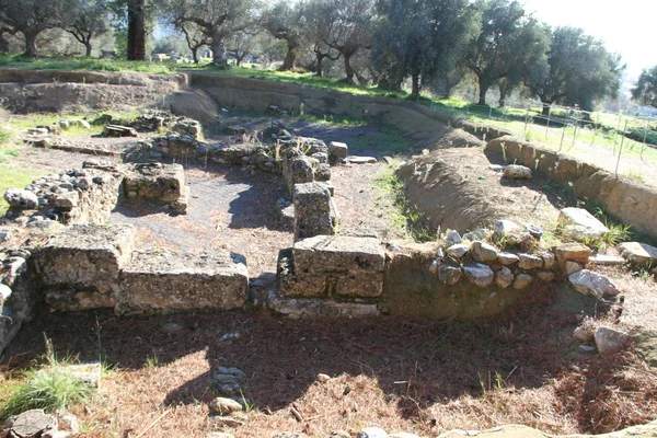 Ruinas Antigua Esparta Grecia — Foto de Stock
