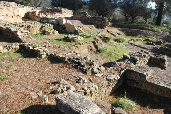 Ruinas Antigua Esparta Grecia — Foto de Stock