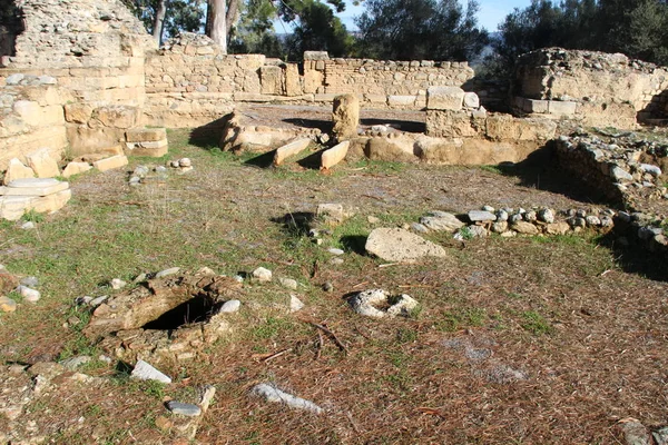 Ruiny Starożytnej Sparty Grecji — Zdjęcie stockowe