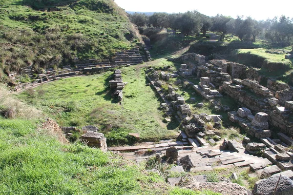 Yunanistan antik Sparta'da kalıntıları